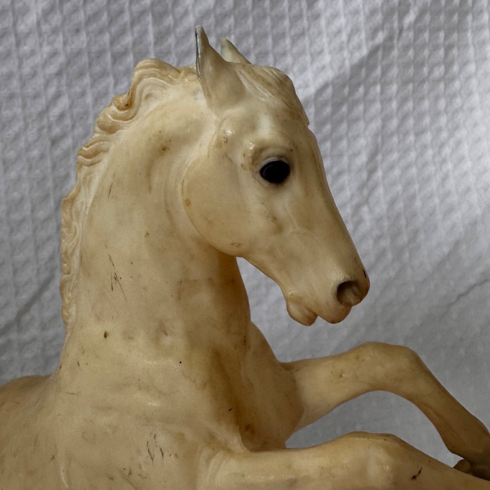 Vintage Breyer #30 King Fighting Stallion Alabaster Lippizan - Picture 6 of 15